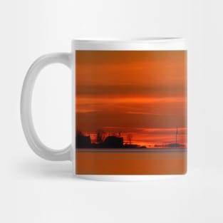 Amherst Island Wind Turbines at Sunset Mug